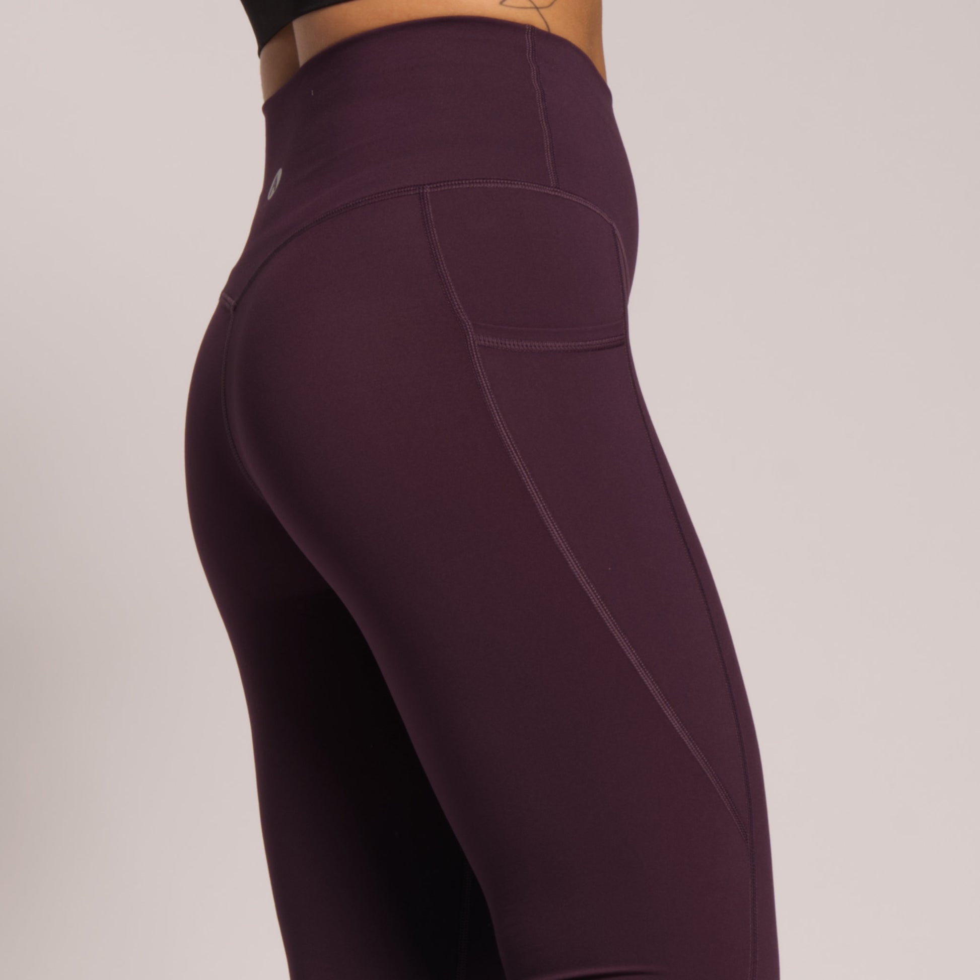 Pocket leggings for women – dark purple Neart Activewear